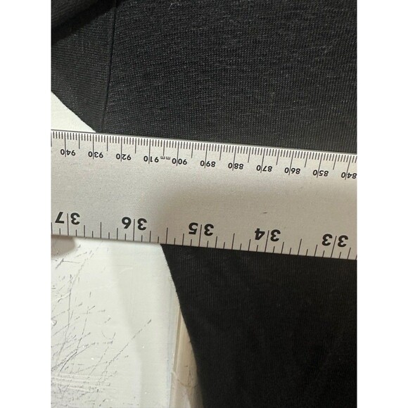 EILEEN FISHER Tunic Top Womens Size 2X Black Drapey V-Neck Asymmetrical - Picture 5 of 7